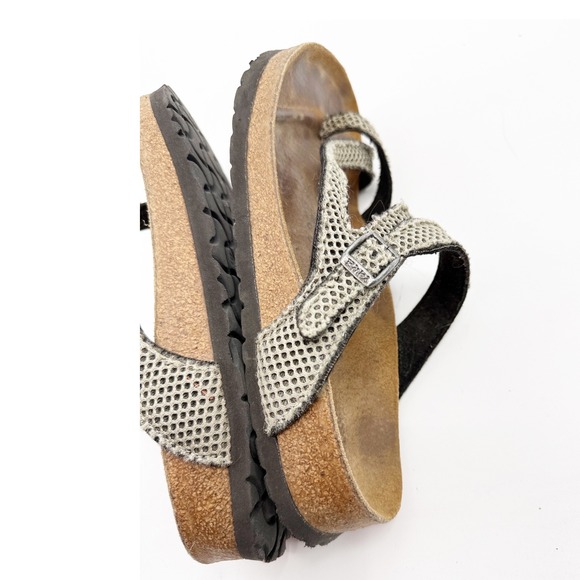 Birki's Birkenstock Lennox Mesh Trekking Stone Textile Sandals EU 38 US 7 - Picture 10 of 10